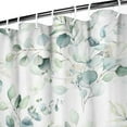 thumbnail image 4 of Rustic Autumn Leaves and Floral Pattern Shower Curtain 72x84, Romantic Country Look with Hooks, 4 of 5