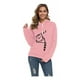 thumbnail image 2 of Bonita Sudadera Holgada Con Orejas De Gato Para Mujer, Cálid, 2 of 8