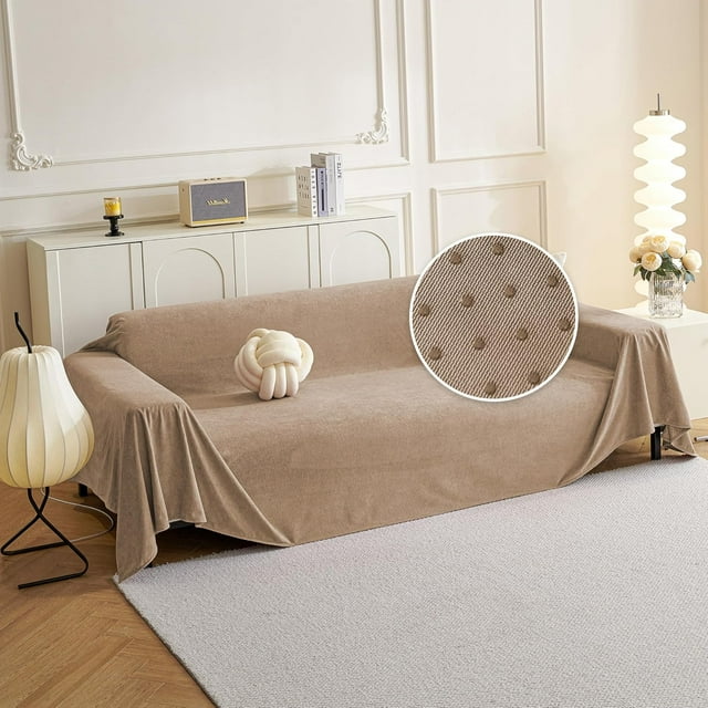 Dark Couch Covers for Sectional Sofa Couch Cover L Shape Couch Covers for Dogs Washable Couch Cover Banket Modern Sofa Slipcovers Super Soft Sofa Towel for Kids Pets ” x ”