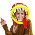 thumbnail image 1 of Gorro de disfraz con forma de planta caníbal de Jococs, divertido cosplay para adultos, 1 of 7
