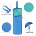 thumbnail image 4 of Funda para paraguas, bolsa de transporte 4.9"x14", funda reversible portátil para paraguas húmedo, cubierta plegable, estuche impermeable, color azul, 4 of 5