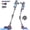 Gray, variant on VAVSEA Corded Vacuum Cleaner with 800ML Double Dust Cup, Lightweight 16Kpa 600W Powerful Suction Stick Vacuum for Home, Pet Hair, Carpets and Hard Floors, White, New