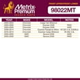 thumbnail image 2 of Metrix Premium Chassis Parts - 4 PC Front Upper & Front Lower Ball Joint Kit Fits 03-05 Chevrolet Express 2500 RWD, AWD, 03-05 GMC Savana 2500 AWD, RWD, Replacement K6541, K6696, 2 of 10