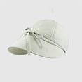 thumbnail image 2 of MEICHEN Adjustable Bow Wide Brimmed Baseball Cap for Women Solid Color for Summer Sun Quick Drying Outdoor Fisherman's Cap, 2 of 4