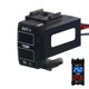 thumbnail image 1 of Car Internal/external Temperature Display, Dual Temperature Sensors Use For Nissan,qashqai,tiida,x-trail,sunny,nv200,teana, 1 of 1