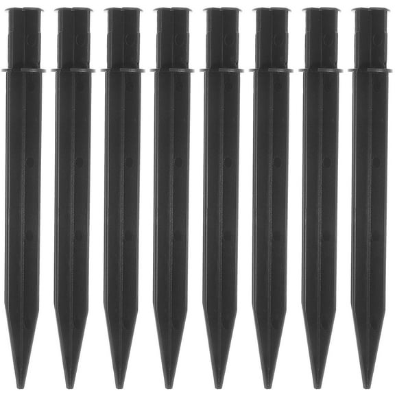 Raindrops 8Pcs Wind Resistant Anti- Solar Light Stakes for Lawn and Yard