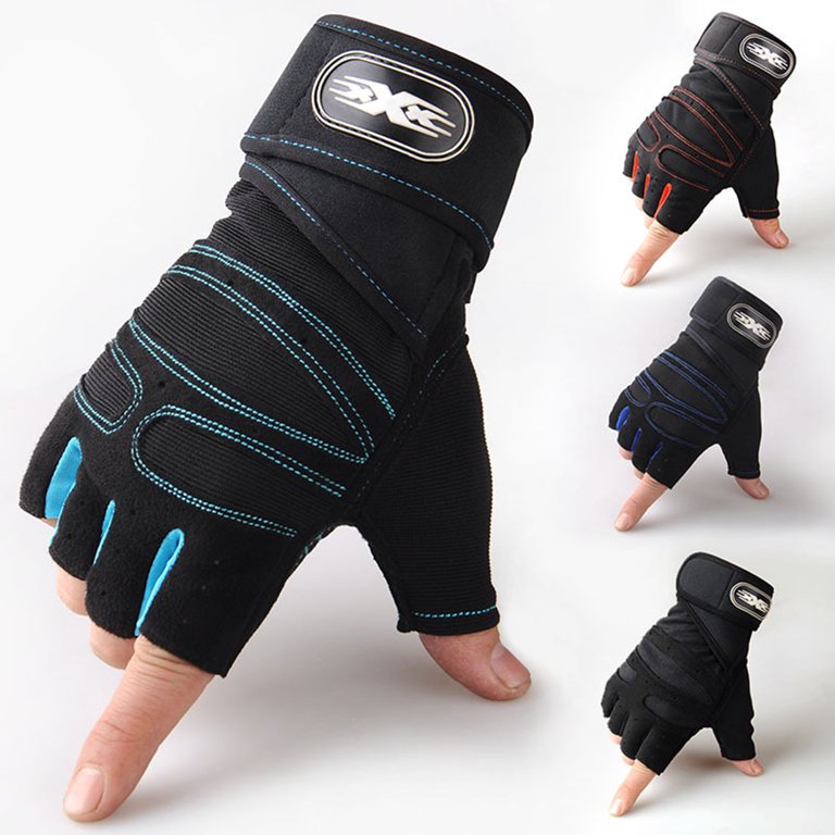 1pair Unisex Half-fingered Palm Protection Sports Gloves For