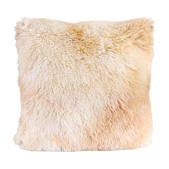 Leodye Plush Standard Pillowcase 1 Pack Tie Dye Super Soft Fluffy Faux Fur Shaggy Pillow Cases/Covers Girls Cute Decorative Throw Pillow Shams with Zipper Closure-16.9in