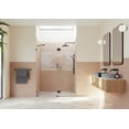 thumbnail image 7 of Glass Warehouse Gw-Gh-60 Halo 78" High X 60" Wide Hinged Frameless Shower Door - Nickel, 7 of 7