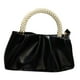 thumbnail image 3 of Bolso de mano para mujer de piel sintética, ligero, informal, pequeño, tipo clutch, elegante, tipo bandolera Negro, 3 of 9