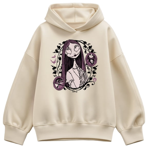 The Nightmare Before Christmas - Sally Art Nouveau - Women's Oversized Fleece Hoodie Sweatshirt