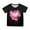 Black, variant on Hiijoy Toddler Girls T Shirt Valentine's Day Heart Print Short Sleeve T-Shirt Graphic Tee