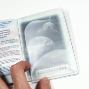 Clear Passport Cover Plastic Passport Protector Vinyl ID Card Protector Case Holder Travel Pack of 6