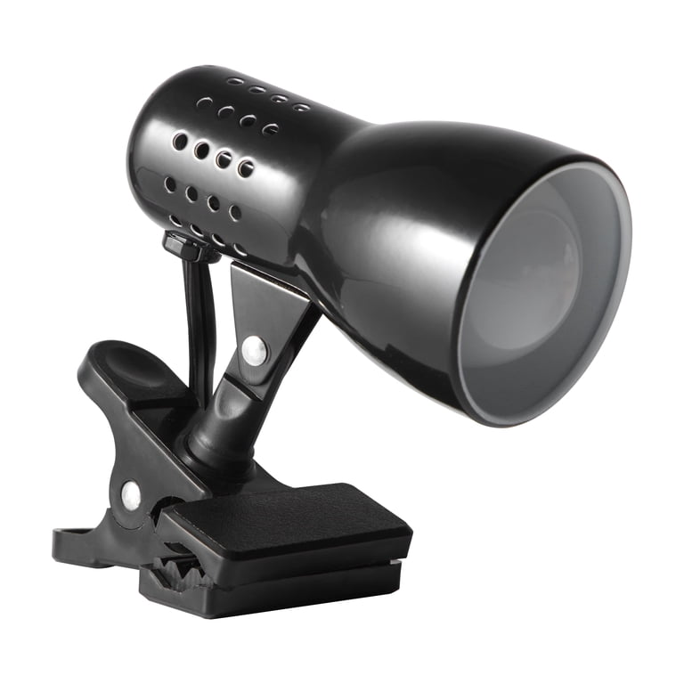 Mainstays 5" Mini Clip Lamp, Black LED photo 6