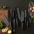 thumbnail image 4 of Marco Almond KYA38 Non-Stick Coated High Carbon Stainless Steel Black Kitchen Knives Set with Sheath,6 Piece Set,Dishwasher Safe, 4 of 5