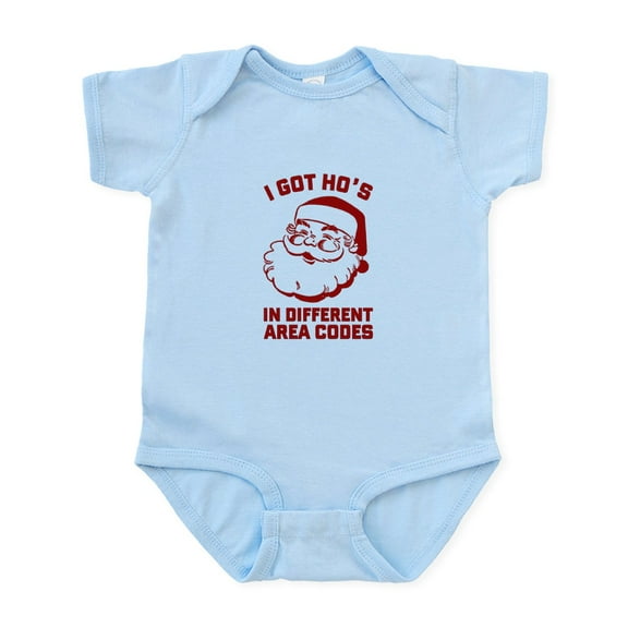 CafePress - Ho's Area Codes Body Suit - Baby Light Bodysuit, Size Newborn - 24 Months
