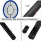 thumbnail image 3 of Fly Swatter Bug Zapper Racket Electric Handheld Battery Zapper Blue, 3 of 4