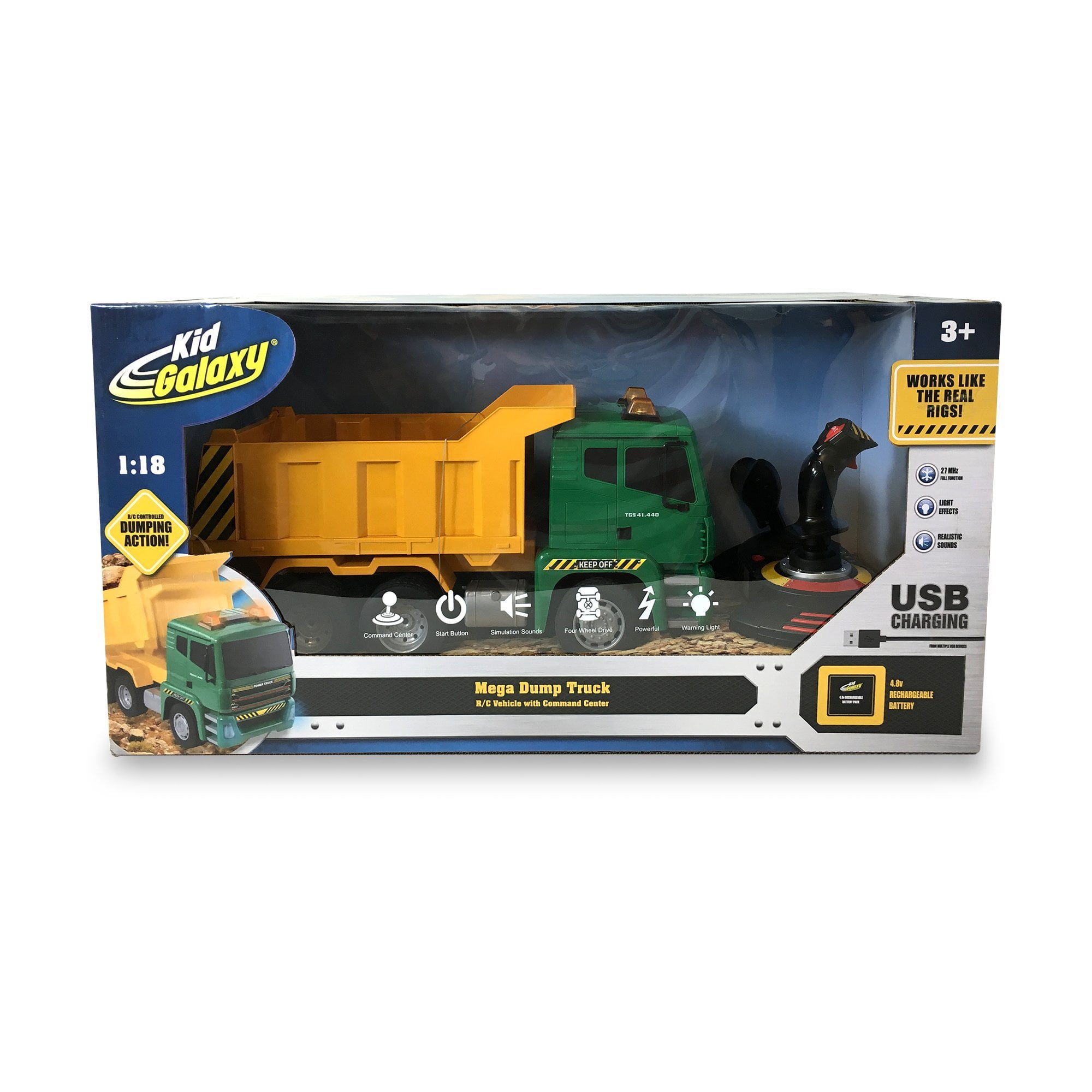 kid galaxy mega dump truck