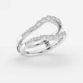 thumbnail image 2 of Ariana Jewel 1.5 Ct Round Cut Diamond Rings for Women's - 14K White Gold Plated Rings - Eternity Engagement Wedding Diamond Rings - Gorgeous Anniversary Gift for Women's - Birthday Gifts, 2 of 2