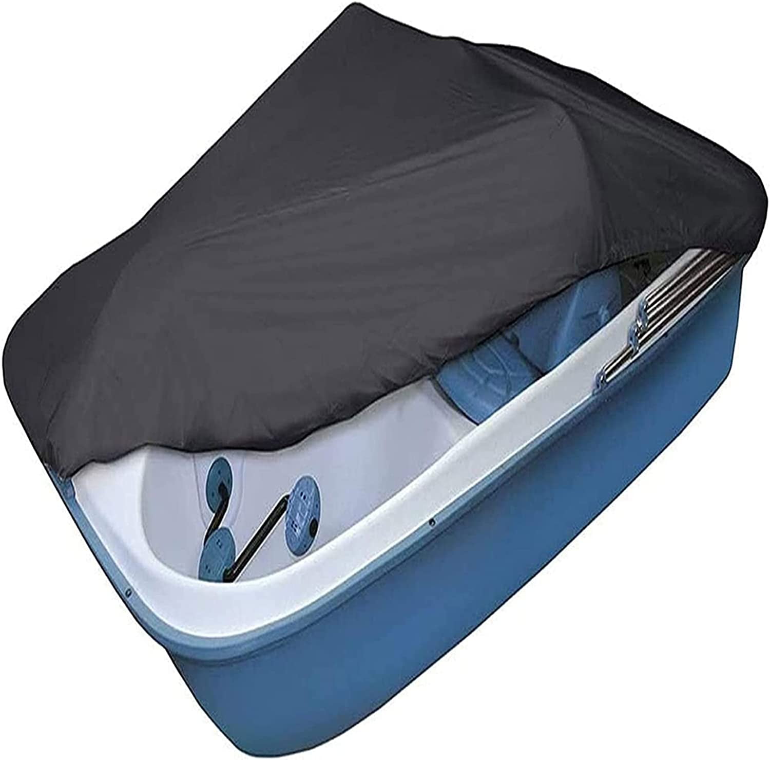ALLCARB Pedal Boat Waterproof Mooring Cover 420D Fits 3 or 5 Person