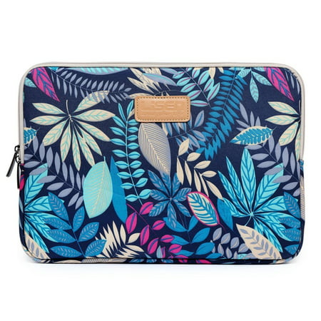 Valentines Day Gifts-Valentoria 13.3 Inch Laptop Sleeve Case-Colorful Vintage Leaves Style Ultrabook Sleeve Macbook Bag For Acer/Asus/Dell/iPad Pro/Lenovo/Macbook Pro/Macbook Air/Surface Pro
