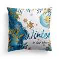 thumbnail image 1 of Watercolor Christmas Throw Pillow Cover Cushion Case for Sofa Couch 18" x 18" Inch ，4PCS,Pattern 21, 1 of 4