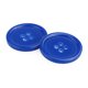 thumbnail image 3 of 50 botones de costura de resina de 23 mm con 4 orificios para coser Scrapbooking Knitting (azul), 3 of 5