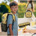 thumbnail image 5 of HUIACONG Construction Vehicles Backpack for Boys Girls, Yellow Truck Print School Bag 4PCS Pack with Lunch Box, Pencil Case and Water Bottle Sleeve for Elementary Kids, 5 of 7