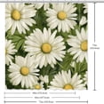 thumbnail image 6 of Little Daisy Waterproof Shower Curtain Set with Hook, Printed Design for Bathroom Decoration, 6 of 6