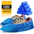 thumbnail image 2 of A house of tools Shoe Covers Disposable Non Slip -100 Pack(50 pairs) 15.7'' Hygienic Waterproof Foot Booties Covers Recyclable Shoe Booties Covers for Indoors, Fits Up to US Men's 11 & US Women's 13, 2 of 10