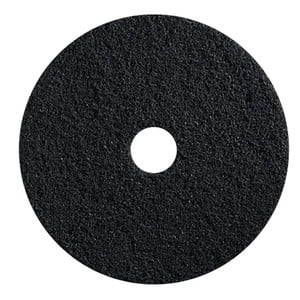 Black Stripping Floor Pad - Case of 5 - 17""