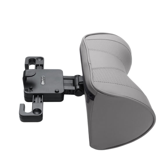 Breathable PU Leather Car Neck Support Pillow 180 Degree Adjustable Headrest For Fatigue Relief During Long Trip
