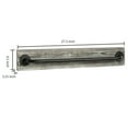 thumbnail image 2 of Wall Mounted Black Pipe Towel Bar with Torched Brown Wood, MyGift 27 inch Bathroom Sink Rack, 2 of 7
