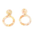 thumbnail image 2 of Pendientes colgantes Jumpingount para niña de acrílico amarillo, 2 of 6