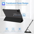 thumbnail image 3 of Funda ProCase para iPad Pro 11 4.ª generación con funda inteligente, color negro, 3 of 9