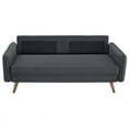 thumbnail image 6 of Home Square 2 Piece Contemporary Modern Polyester Fabric Sofa Set in Gray, 6 of 8