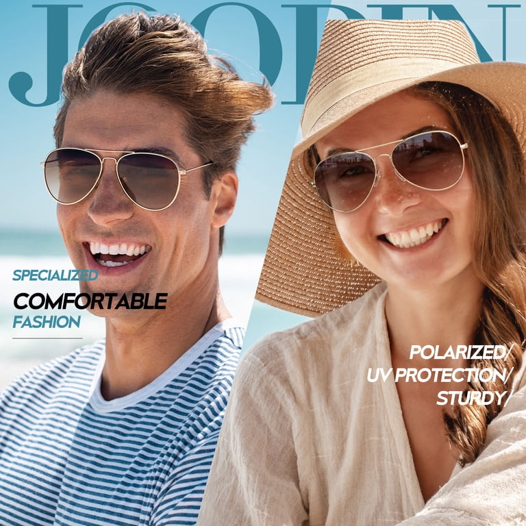 Joopin Polarized Sunglasses, Aviation Style, Lightweight  display picture 2