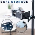 thumbnail image 5 of VIVO Pole Mount Shelf with Articulating Arm, 5 of 8
