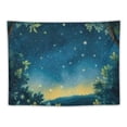 thumbnail image 5 of AWERP for Living Room Bedroom Dorm Decoration Hanging Tapestry Starry Night Painting, 5 of 6