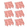 thumbnail image 2 of Mur de Briques Rouges en Plastique de Simulation, Clôture en Briques Rouges en Plastique Robuste, Clôture en Briques Rouges en Plastique Imperméable à Épissure avec Bordure Solide, Lignes Lisses pour Jardin et Cour, 2 of 9