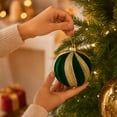 thumbnail image 5 of 16 Pcs Shatterproof Plastic Christmas Ball Ornaments Set, Christmas Tree Flocked Hanging Balls Decorfor Xmas Tree Decor, Holiday Party Home Decoration, 5 of 5