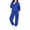 Blue, variant on BRGZLK Kids 2 Piece Tracksuit Set 2026 Long Sleeve Solid Color Zip Up Hooded Sweatshirt and Elastic Waist Sweatpants Fleece Comfort Casual Sportswear Kids Fall Winter Clothes Pink 11-12 Years