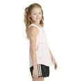 thumbnail image 3 of Girls 7-16 adidas Curved Hem Tank Color: White Multi Size: LARGE, 3 of 5
