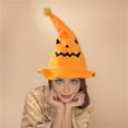 thumbnail image 6 of Halloween Witch Hat, Pumpkin Costume Hat, Unique Party Accessories for Women, Comfortable Durable Wizard Cosplay Hat for Halloween Masquerade Carnivals and Christmas Events, 6 of 8