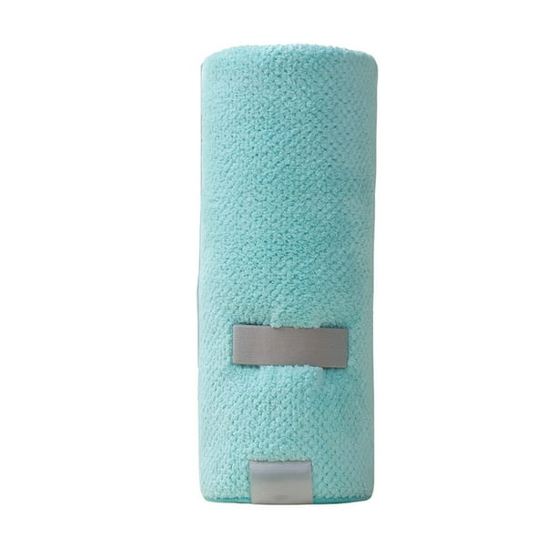 Paquete de toallas para el cabello Laklulu para mujeres, toalla para secar el cabello anti-frizz con banda elástica, bandana para el cabello de secado rápido