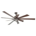thumbnail image 2 of KAT72ESP-72ROAK-Craftmade Lighting-Katana - 72 Inch Ceiling Fan with Light Kit   Espresso Finish with Rustic Oak Blade Finish with Matte White Glass, 2 of 2