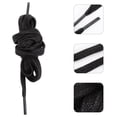 thumbnail image 3 of Flat Waxed Cotton Shoelaces Dress Shoes Sneakers Shoelace Casual Shoelaces Shoe Tie Black 100cm, 3 of 7