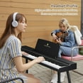 thumbnail image 5 of TERENCE Keyboard Piano 88 Key Digital: 88 Key Piano Keyboard Semi-Weighted Full Size Keyboard Digital Premium Sound MIDI Headphone Jack Triple Pedal for Beginners to Professionals, 5 of 9