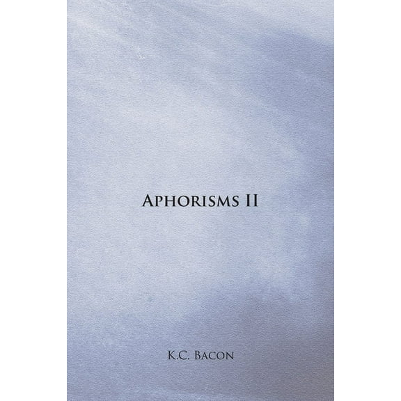 Aphorisms II, (Paperback)