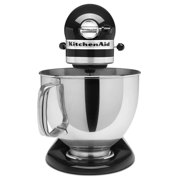 Restored KitchenAid RRK150 5 Quart Artisan Series Tilt-Head Stand Mixer, Onyx Black (Refurbished)